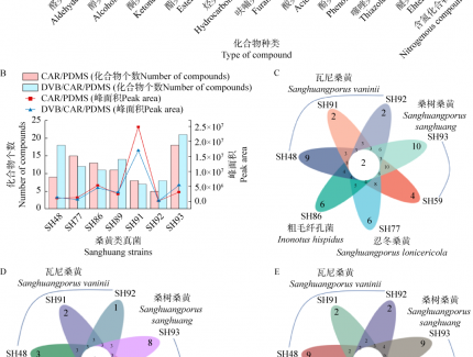 【學術(shù)論文】 四種桑黃類真菌揮發(fā)性風味成分分析 ()